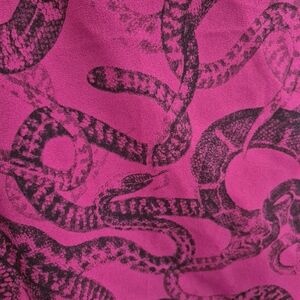 Torrid Pink and Black Snake Print Mini Dress